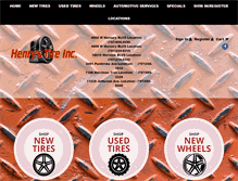 Tablet Screenshot of henrystireinc.com